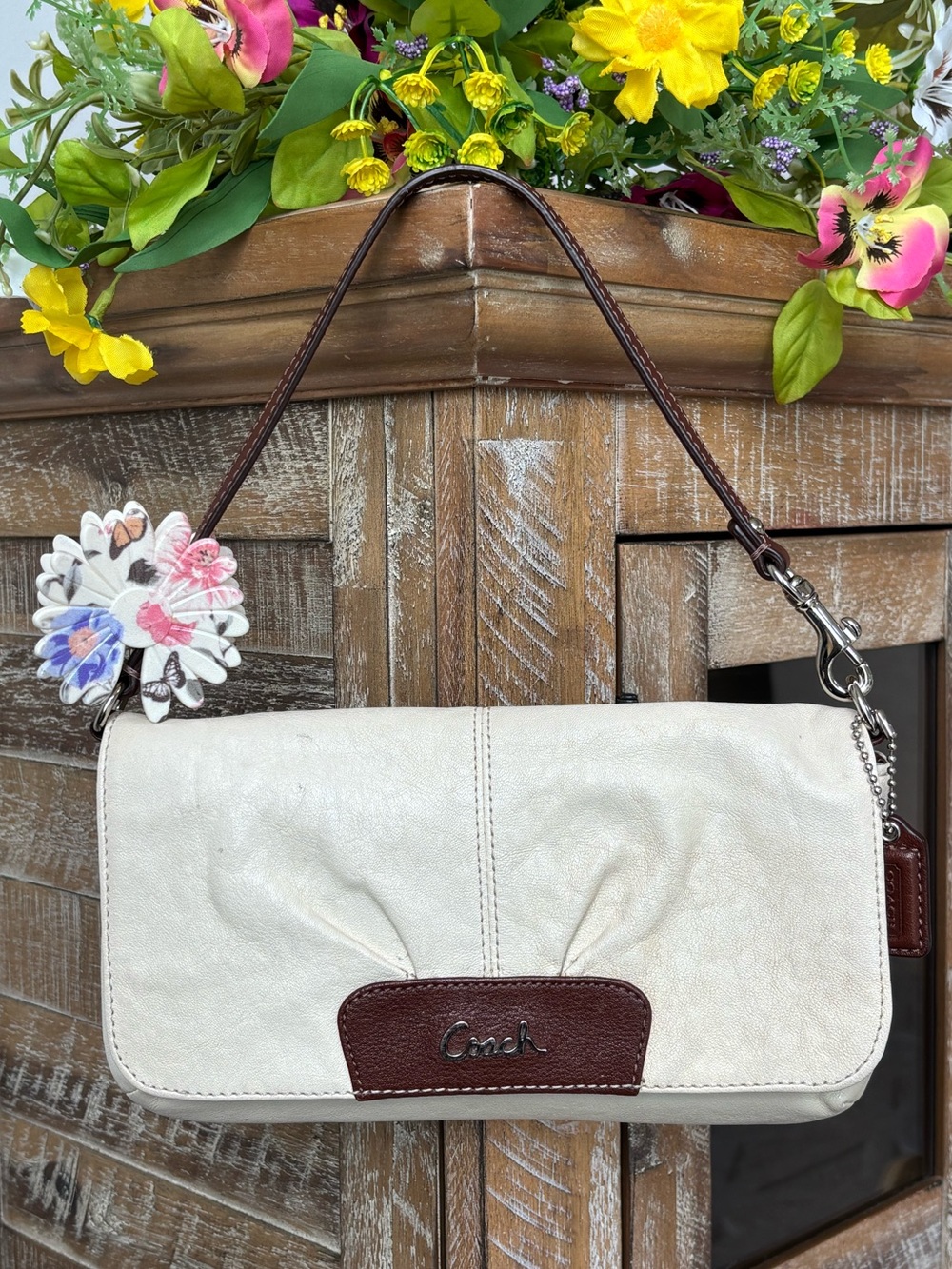 🤎💐COACH Ashley Wristlet Mini Bag💐🤎